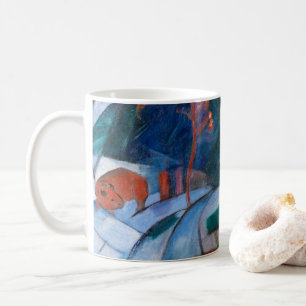 Franz Marc Bison im Winter (Roter Bison) Kaffeetasse