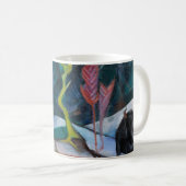 Franz Marc Bison im Winter (Roter Bison) Kaffeetasse (VorderseiteRechts)
