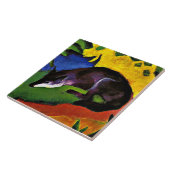 Franz Marc - Blauer Fuchs Fliese (Seite)