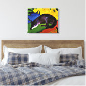 Franz Marc - Blauer Fuchs, Leinwanddruck (Insitu (Schlafzimmer))