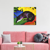 Franz Marc - Blauer Fuchs, Leinwanddruck (Insitu (Wohnzimmer))
