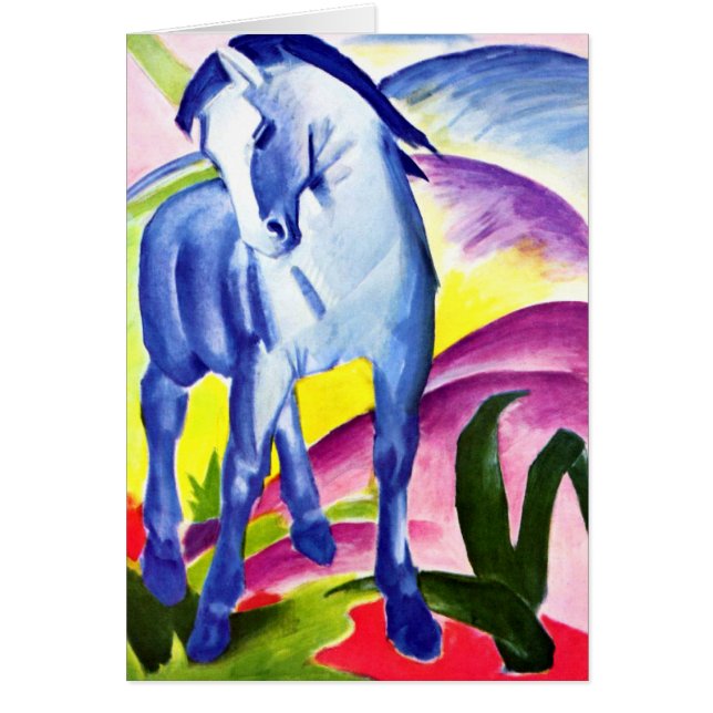 Franz Marc - blaues Pferd I (Vorne)