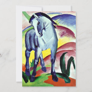Franz Marc - Blaues Pferd I Karte