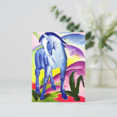 Franz Marc - Blaues Pferd I Postkarte (Stehend Vorderseite)