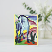 Franz Marc - Blaues Pferd I Postkarte (Stehend Vorderseite)
