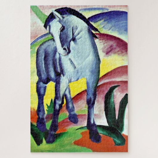Franz Marc - Blaues Pferd I Puzzle (Vertikal)