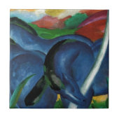 Franz-Marc-Blaupferde Fliese (Vorderseite)