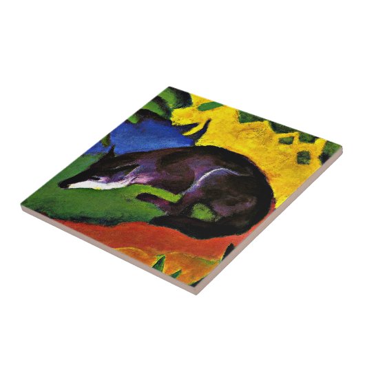 Franz Marc - Blue Fox Fliese (Seite)