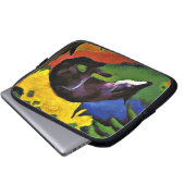 Franz Marc - Blue Fox Laptopschutzhülle (Vorne Knopf)