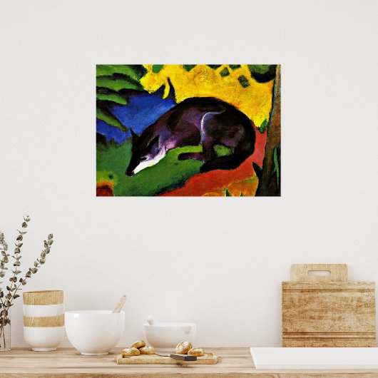 Franz Marc - Blue Fox Poster (Küche)