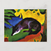 Franz Marc - Blue Fox Postkarte (Vorderseite)