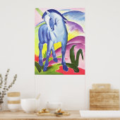 Franz Marc - Blue Horse I 1911 Equine Equestrian Poster (Küche)