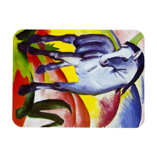 Franz Marc Blue Horse Magnet (Horizontal)