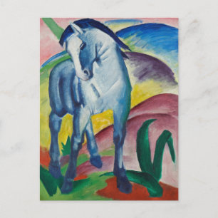 Franz Marc Blue Horse Painting Postkarte
