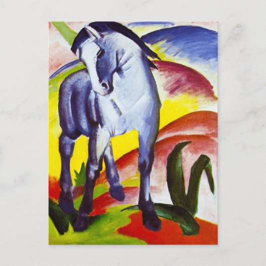 Franz Marc Blue Horse Postcard Postkarte (Vorderseite)