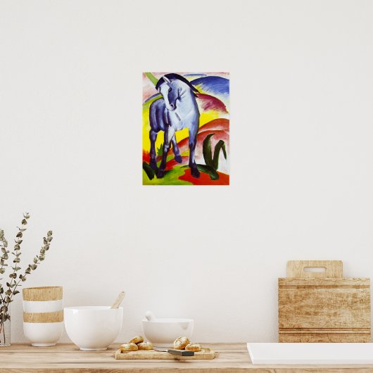 Franz Marc Blue Horse Poster (Küche)