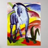 Franz Marc Blue Horse Poster (Vorne)