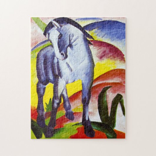 Franz Marc Blue Horse Puzzle (Vertikal)