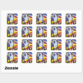 Franz Marc Blue Horse Stickers (Blatt)