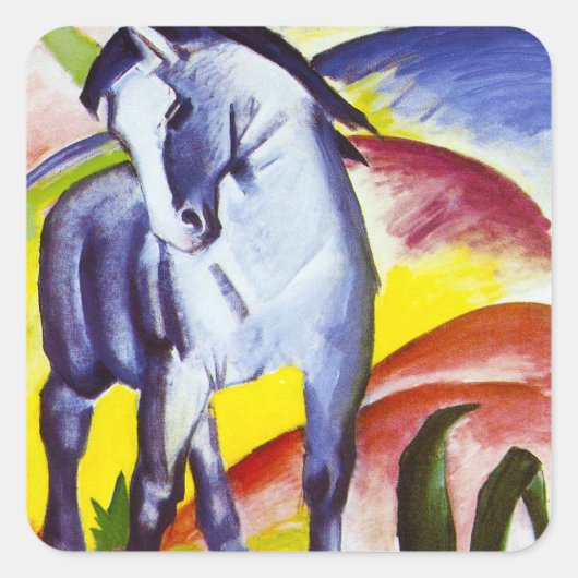 Franz Marc Blue Horse Stickers (Vorderseite)