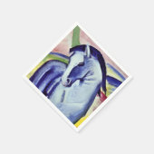 Franz Marc Blue Horse Vintages Kunstwerk Serviette (Ecke)