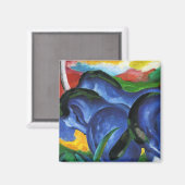 Franz Marc Blue Horses Magnet (Vorderseite/Rückseite)