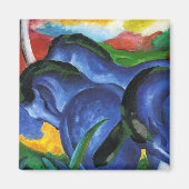 Franz Marc Blue Horses Magnet (Vorne)