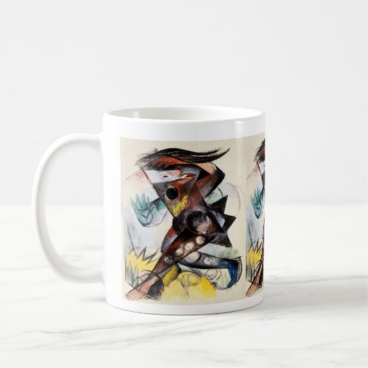 Franz Marc Caliban Berühmtes Gemälde Kaffeetasse (Links)