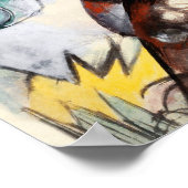 Franz Marc Caliban Berühmtes Gemälde Poster (Ecke)