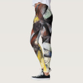 Franz Marc Caliban Berühmtes Malen von Frauen Leggings (Links)
