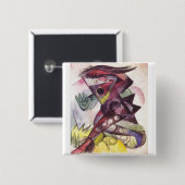 Franz Marc - Caliban Sturm Shakespeare 1914 Button (Vorne & Hinten)