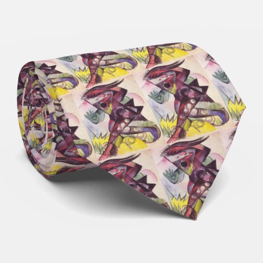 Franz Marc - Caliban Sturm Shakespeare 1914 Krawatte (Gerollt)