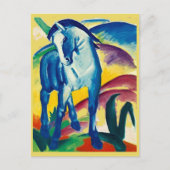 Franz Marc, das blaue Pferd, Art Post Card Postkarte (Vorderseite)