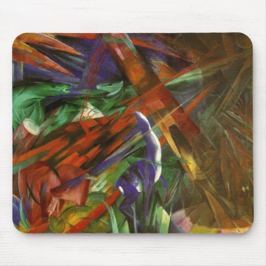 Franz Marc - das Schicksal der Tiere Mousepad (Vorne)