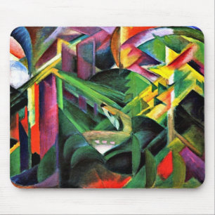 Franz Marc - Deer in a Klostergarten Mousepad