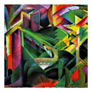 Franz Marc - Deer in a Klostergarten, Poster