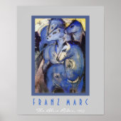 Franz Marc - Der Blaue Reiter - Pferde Poster (Vorne)