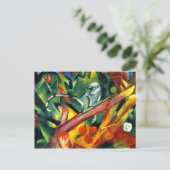 Franz Marc - Der kleine Affe Postkarte (Stehend Vorderseite)