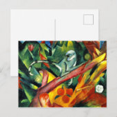 Franz Marc - Der kleine Affe Postkarte (Vorne/Hinten)
