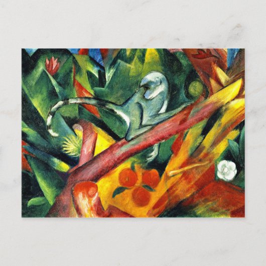 Franz Marc - Der kleine Affe Postkarte (Vorderseite)