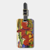 Franz Marc, der PferdeGepäckanhänger weiden lässt Gepäckanhänger (Vorderseite vertikal)