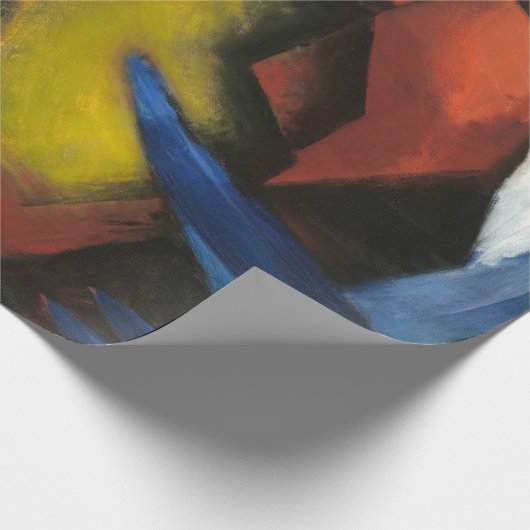 Franz Marc der Tiger Geschenkpapier (Ecke)