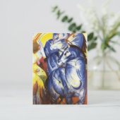 Franz Marc - Der Turm der Blauen Pferde Postkarte (Stehend Vorderseite)