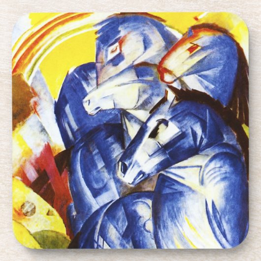 Franz Marc der Turm der blauen PferdeUntersetzer Untersetzer (Vorderseite)