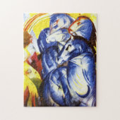 Franz Marc der Turm des blauen Pferdepuzzlespiels Puzzle (Vertikal)