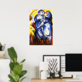 Franz Marc Der Turm des Blauen Pferdes Poster (Heimbüro)