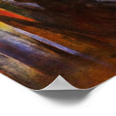 Franz Marc Der Turm des Blauen Pferdes Poster (Ecke)