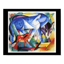 Franz Marc, die ersten Tiere