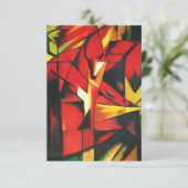 Franz Marc - die Fox-Einladungen Einladung (Stehend Vorderseite)