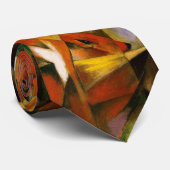 Franz Marc - die Fuchs-Expressionist-Kunst Krawatte (Gerollt)